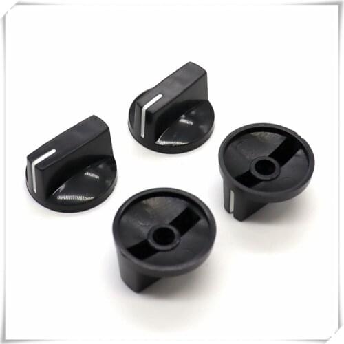 5 Pieces Plastic Flower Shaft Knob Diameter 27mm Height 15mm Potentiometer Encoder Knob Gear Shaped Inner Hole 6mm