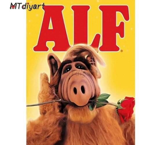 Diamond Painting Movie ALF 5D DIY Art Cartoon Animal Full Drill Embroidery Cross Stitch Mosaic Mural Kit Home Decor Gift Set