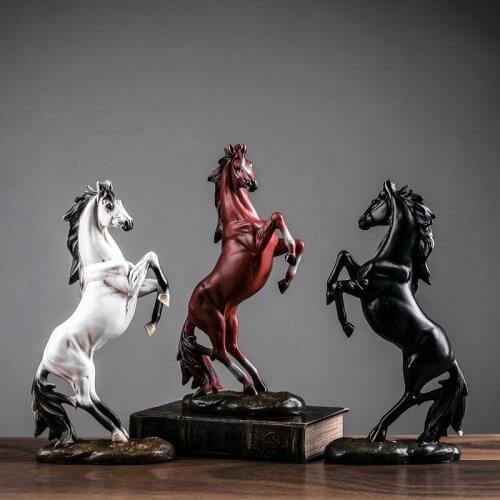 Home Sculpture Horse Sculpture Resin Sculpture Crafts Statue Decoration Nordic New Style