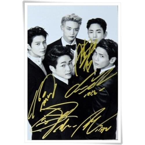 SHINEE autographed signed photo picture 1OF1 4*6 collection new korean freeshipping 11.2016