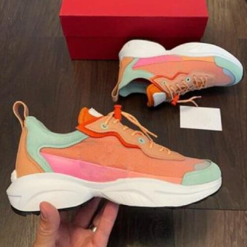 Sneakers Women Platform Casual Shoes Fashion Comfortable Breathable Shock Absorption Mens shoes 20 Autumn And Winter Lace Up