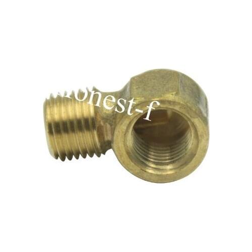 Brass Pipe 90 Deg 1/4" BSP Street Elbow Forged Fitting Fuel Air Boat