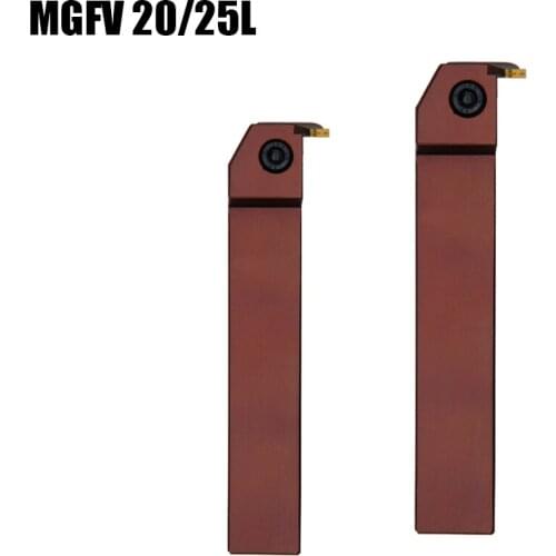 Left Knife Bar MGFV 325L15 MGFV420L15 80-160 MGFV425L15 Type 7 Face Grooving Tool Shank Lathe Cutting Tool Holders 1PCS MGFV325