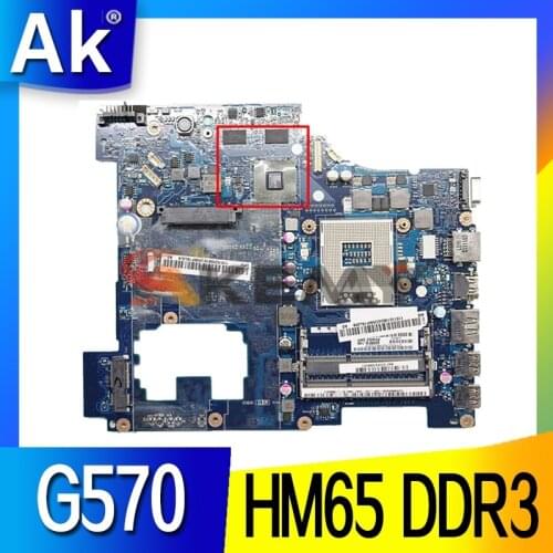For LENOVO Ideapad G570 Laptop motherboard LA-6753P 216-0774207 HM65 DDR3 Mainboard