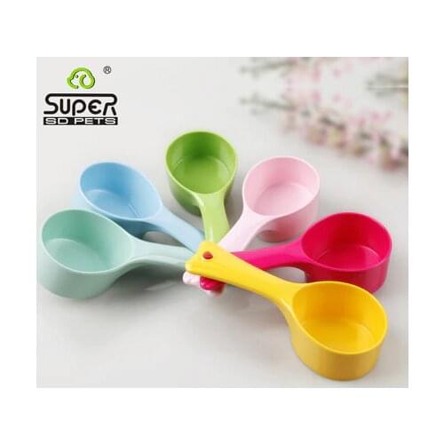 2016 Comedero Perro Dog Bowl Gamelle Chien The Spoon Pet Supplies Dog Food Measuring Cup For Cat Scoop Shovel Quantity Fish