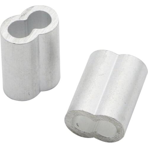 M0.8 M1.0 M1.2 M1.5 M2 M3 M5 M6 M8 Aluminum Casing Wire Rope Ferrule Cable Ties Crimp Stell Chuck Jacket