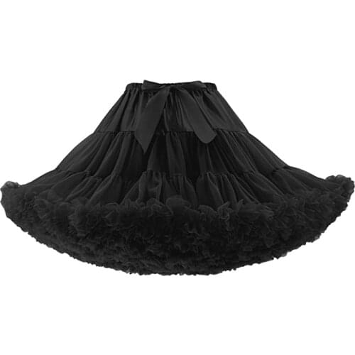 Petticoats for Women Adult Tutu Skirts Fluffy Crinoline Underskirt for Cosplay Costume Party Ballet Dance