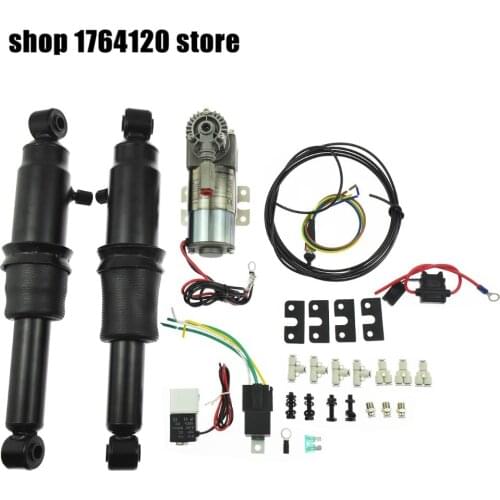 Motorcycle Adjustable Rear Air Ride Suspension Kit For Harley Touring Electra Road King Tour Glide Road King 1994-2016 2017 2018
