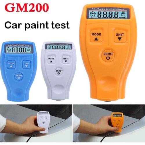 Film Paint Coating Thickness Gauges Measure Meter Non-magnetic Car Surface Paint thickness measurement Instruments Meter Tester