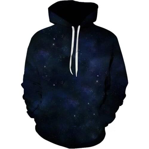 New Starry sky Hoodies 3D Printing Space Galaxy Sweatshirt Autumn And Winter Unisex Clothing Oversized Hoodie Hooded Sweatshirts