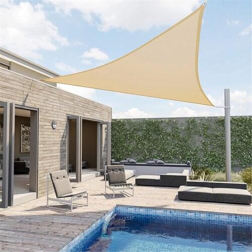 Waterproof Sun Shelter Triangle Sunshade Protection Outdoor Cover Garden Patio Pool Shade Sail Awning Camping Sun Shade