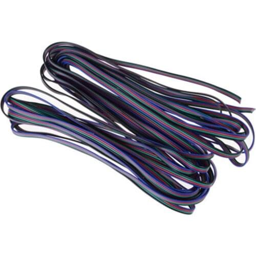 1m 5m 10m 4 PIN RGB Led Wire Cable LED RGB Cable Extension Wire Cord For 3528 5050 5630 7020 LED Strip Light