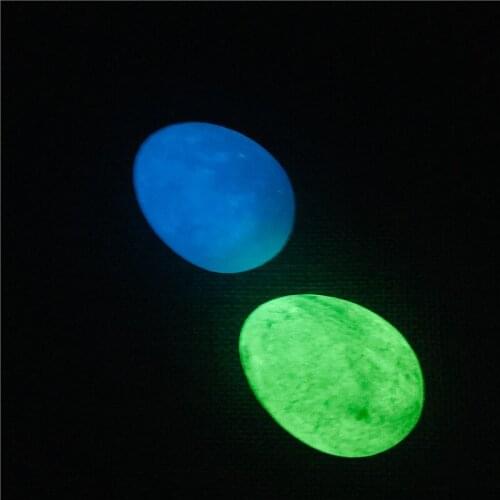 Natural gem noctilucent stone egg crystal egg home decoration 1pc