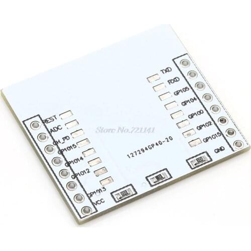 10 x ESP8266 WiFi Module Breakout Board / Adapter Plate for ESP-07 for ESP-08 for ESP-12 Dropship