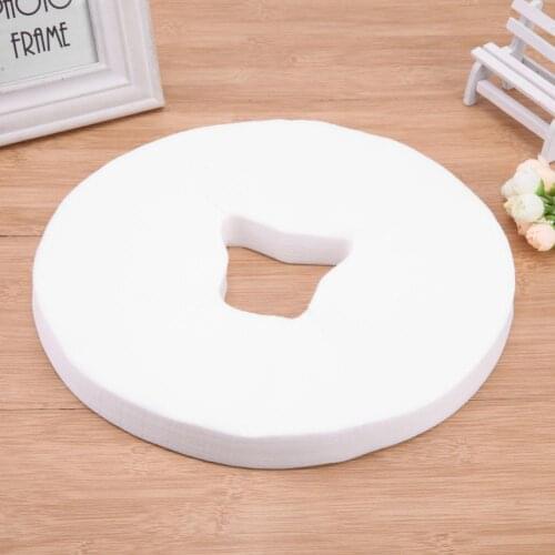 100pcs/set Disposable Non-woven Fabric Face Massage Pad Spa Pillow Cushion Bed Pillow Towel Cover Face Rest Overlay Pad