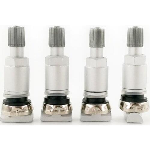 20pcs Aluminum TPMS Valves for Opel Tubeless Valve for Mercedes Tire Pressure Monitor System Sensor Valve Stem Repair Kit Acc