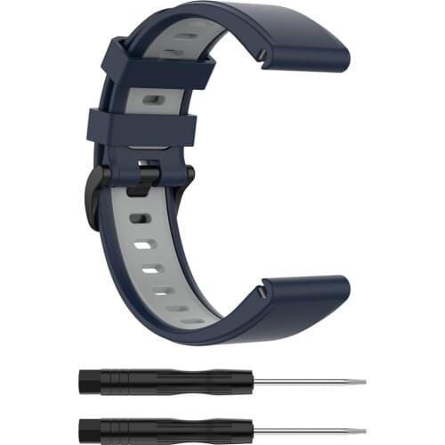 22mm Replacement Strap For Garmin Fenix 6/6 PRO/5/5 plus Smart Watch Quick Fit Silicone Watchbands With Screwdriver Tool