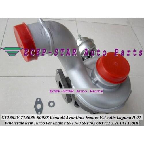 Free Ship GT1852V 718089 718089-0007 718089-0006 Turbo Turbine For Renault Avantime Vel Satis Espace Laguna G9T700 G9T712 2.2L