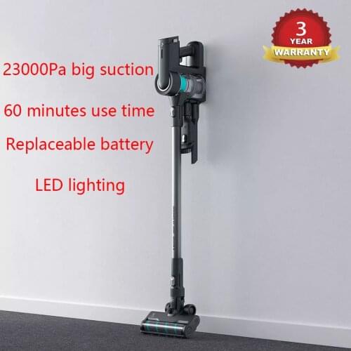 2021 VIOMI Wireless Vacuum Cleaners Battery Duster Led Smart Home Electric Mop Powerful 23000pa Cleaning Machine Mijia Youpin