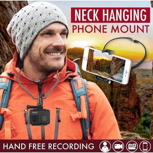 Phone Neck Stand Holder Multiple Functions Flexible Lazy Bracket For Smart Phone Sport Camera B99