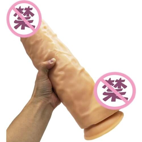 39*9CM Extra Huge Big Horse Dildo Realistic Penis Super Long Thick Giant Suction Cup Dildos For Women Adult Erotic Sex Toys