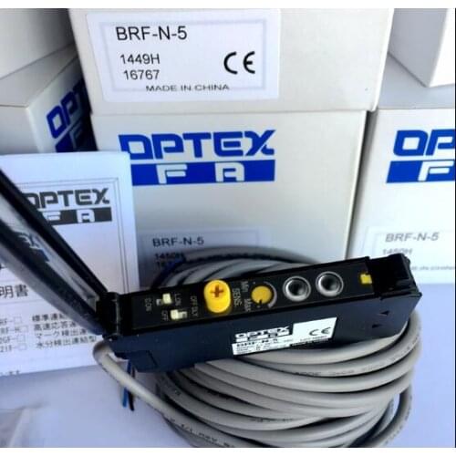 BRF-N-5 Fiber Amplifier 10-30VDC NPN Photoelectric Sensor 100% New Original