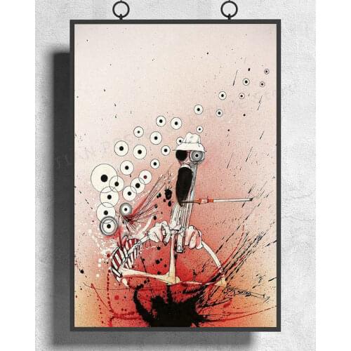 H150 Ralph Steadman art Wall Sticker Silk Poster Art Home Decoration