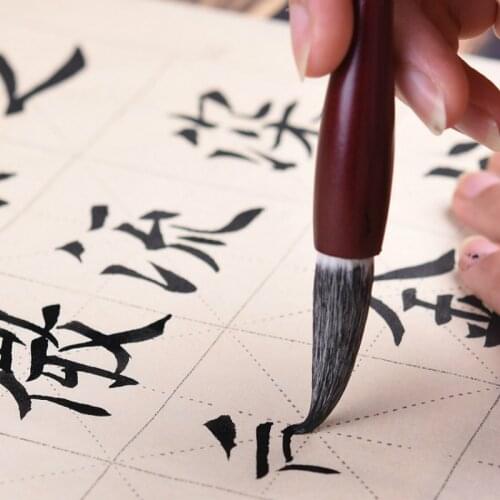 3pcs/set Brush Pen Caligrafia Chinese Huzhou Calligraphy Brush Pen Chinese Painting Writing Brush for Beginner Tinta China