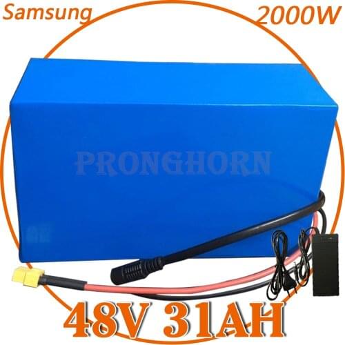 48V 2000W 1500W Battery 48V 30Ah Electric Bike Battery 48V 10Ah 13Ah 15Ah 18Ah 20Ah 25Ah 30Ah Lithium Battery Use Samsung cell