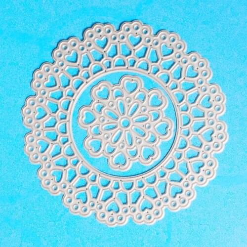 YLCD759 Flower Circles Metal Cutting Dies For Scrapbooking Stencils DIY Album Paper Cards Decoration Embossing Folder Die Cuts