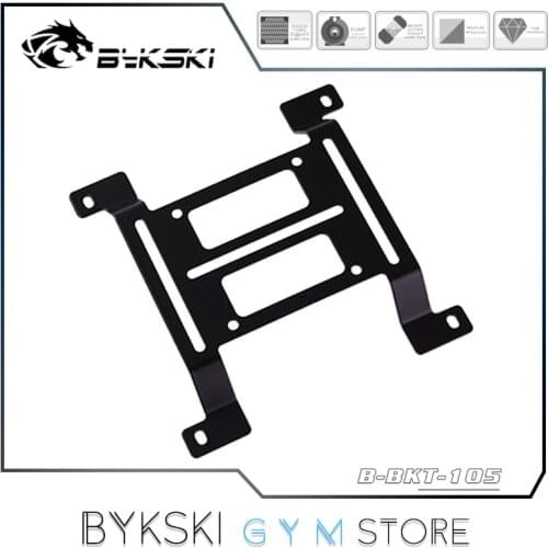 Bykski Mounting Support For Water Cooling Raditor Bracket/ Reservoir Stand/ Pump Holder, 12cm Fan Position Flat Or Convex