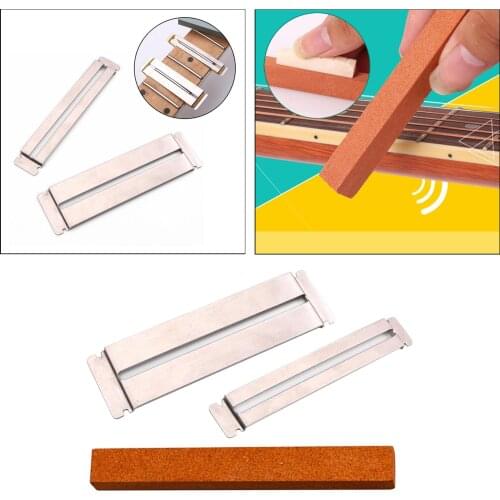 Guitar Fret Wire Sanding Stone Protector Kit Polishing DIY Luthier Tool Kit