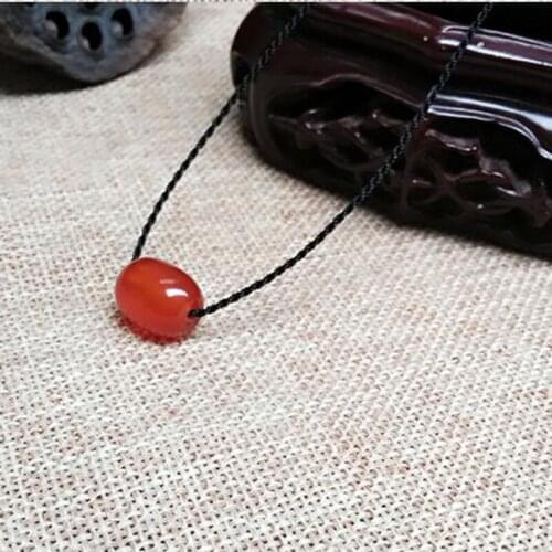 New popular Polychromatic Agate jewelry Necklace Pendant lady short couple Pendant clavicle necklace pendant accessories