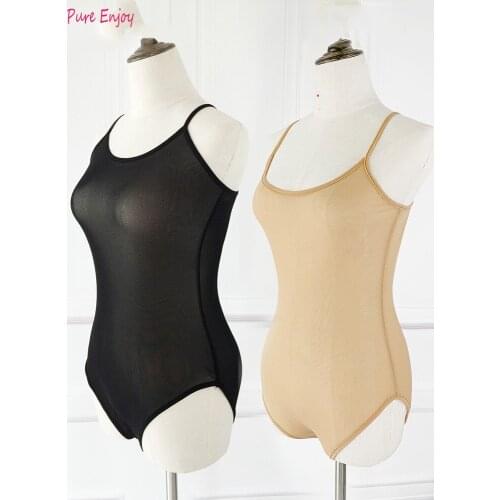 Dancewear Sleeveless Clothes Sexy Stretchy Mesh Top Chest Support Bodysuit Bottoming Belly Cover Leotards Bellydance Accessorie