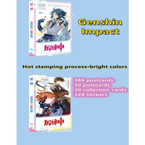 Genshin Impact’s Postcards + Stickers + Collection Cards, The Best Choice For Gift Collection And Decoration