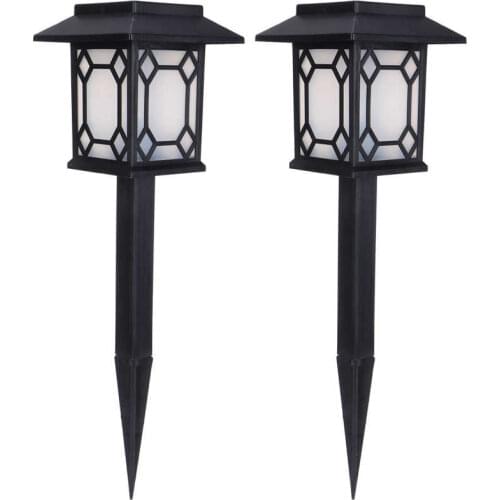 LED Solar Light Outdoor Solar Garden Lights Landscape Lamp LED Path Lights 2Set Solar Pathway Lights Lawn Lamp IP65 Waterproof