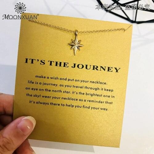 Dogeared North Star Choker Statement Gold Necklace Jewelry Kolye Colar Chain Women Collares Collier Collar Ketting Bijoux Femme