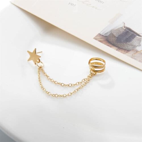2021 Trend Star Trendy Long Earrings Fashion Crystal Threader Drop Dangle Popular Hoop Earrings Women Gift Party Jewelry