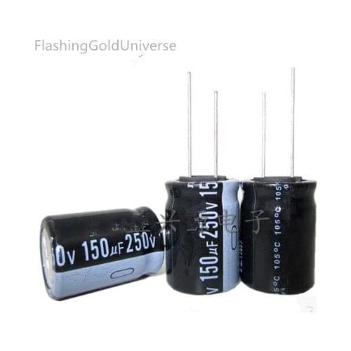 250V 150UF 150UF 250V Electrolytic Capacitor volume 18X25 best quality New origina