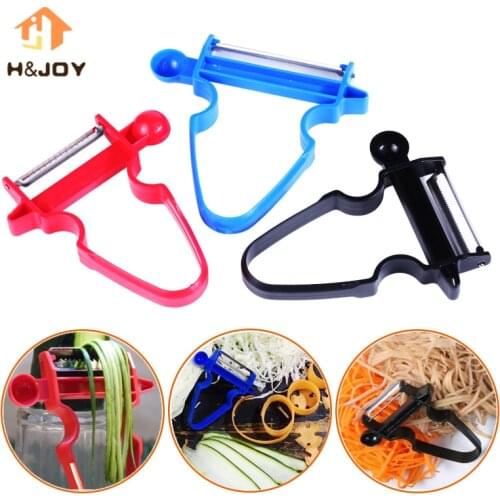 3 pcs Set Slicer Shredder Peeler Julienne Cutter Multi Peel Stainless Steel Blade Zesters Kitchen Tools Magic Trio Peeler Set