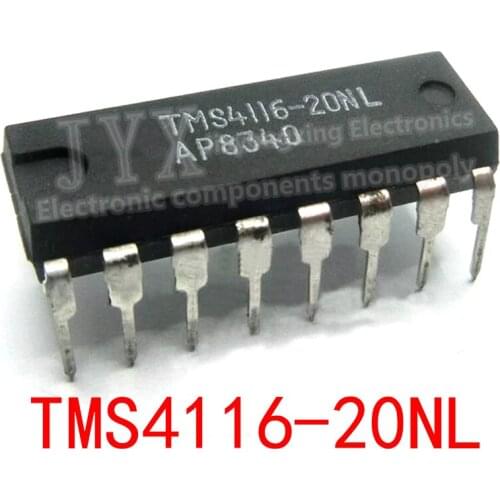 4pcs/lot TMS4116-15NL DIP16 TMS4116-20NL TMS4116-25NL TMS4116 DIP-16 New original 100% quality