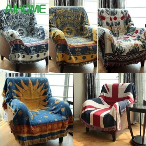 Хлопковые пледы на диван AIHOME China At AliExpress