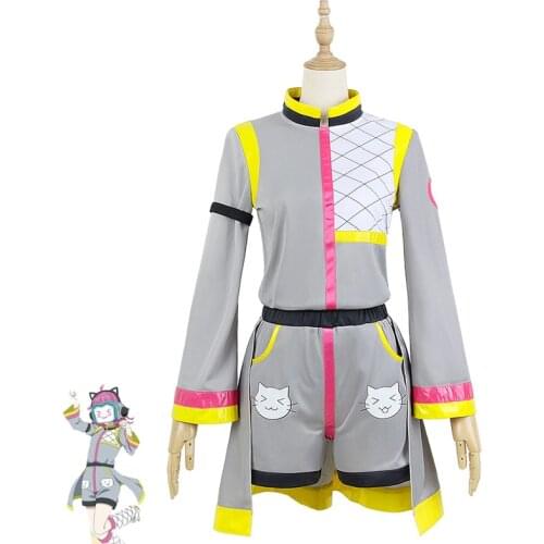 Anime Love Live! Nijigasaki High School Idol Club Tennouji Rina Cosplay Costumes Women Top Pants Halloween Uniforms Custom Made