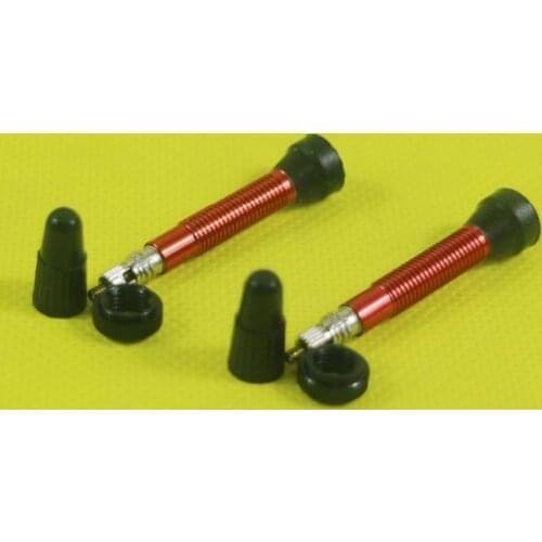High Performance SPEEDSAFE MTB Road Bike No Tubes Tubeless Presta Aluminum Valves 1 Pair/Lot 34mm 40mm 44mm 60mm black red