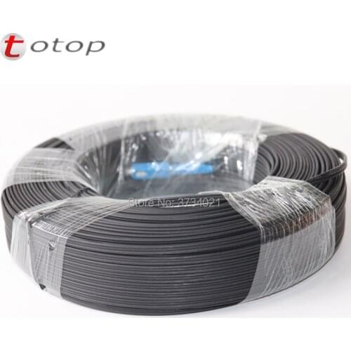 Free Shipping SC UPC APC Fiber Optic Drop Cable Single Mode Simplex Single Core GJYXCH ftth drop cable outdoor