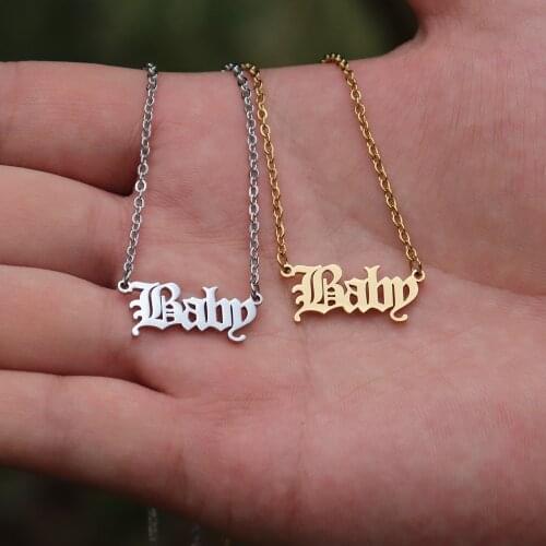 Baby Necklace Star Signs Choker 12 Zodiac Necklaces Women Men Punk Jewelry Stainless Steel Bijoux Femme Constellation Colar