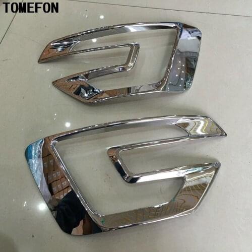 For Ford Explorer Sport 2016 2017 ABS Chrome Front Fog Light Lamp Cover Trim Bezels Decoration Frames Car Accessories 2Pcs