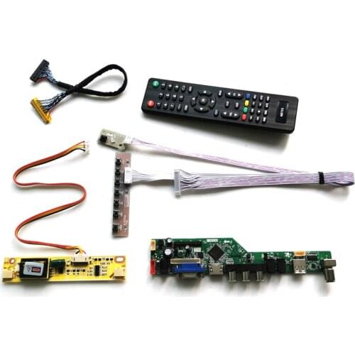 For M200RW01/MT200LW01 1600*900 30Pins LVDS monitor panel 20" 2-CCFL Audio VGA USB Remote LCD display controller card kit