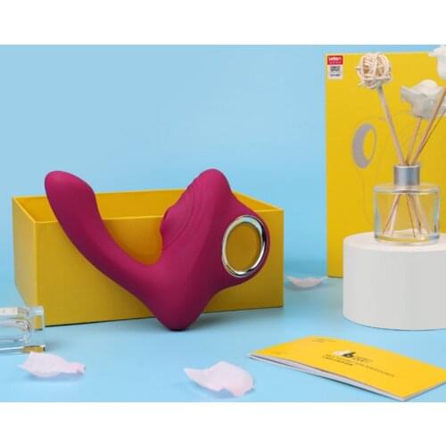 Leten Clitoral Sucking Dual Vibrator Multifunctional Heating G-spot Vagina High Frequency Tremor Massage Stick Sex Toy For Woman