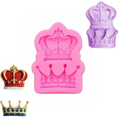 Gadgets Princess Crown Silicone Fondant Molds Handmade Silica Gel Moulds Crowns Chocolate Dessert Baking Cakes Decorating Tools